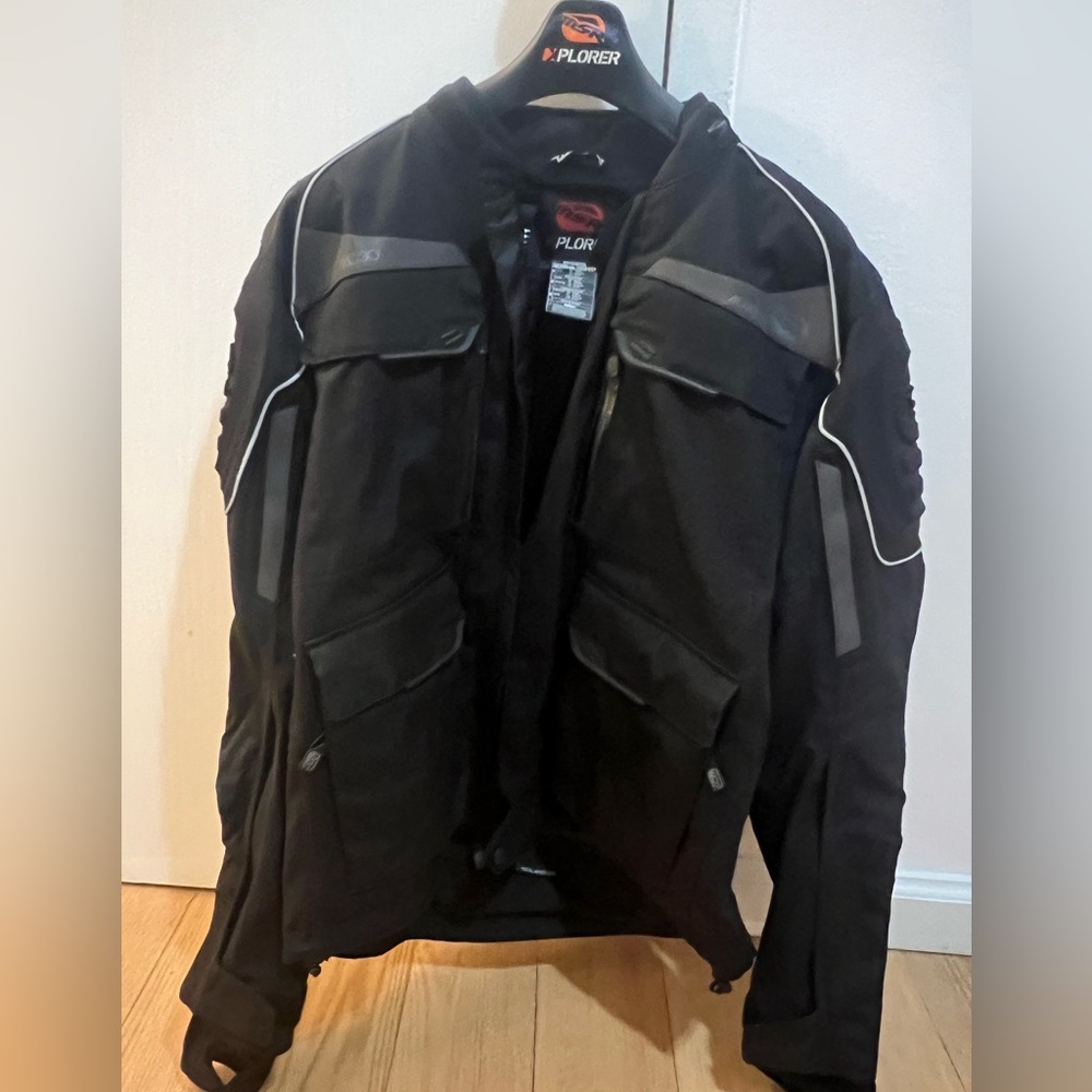 Men’s motorcycle jacket.